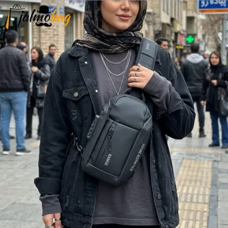 بادی بگ جادار قفل دار بنج BANGE ضد آب پارچه اسکین مردانه و زنانه