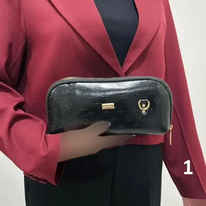 کیف دستی و دوشی زنانه طرح دار چرم صنعتی